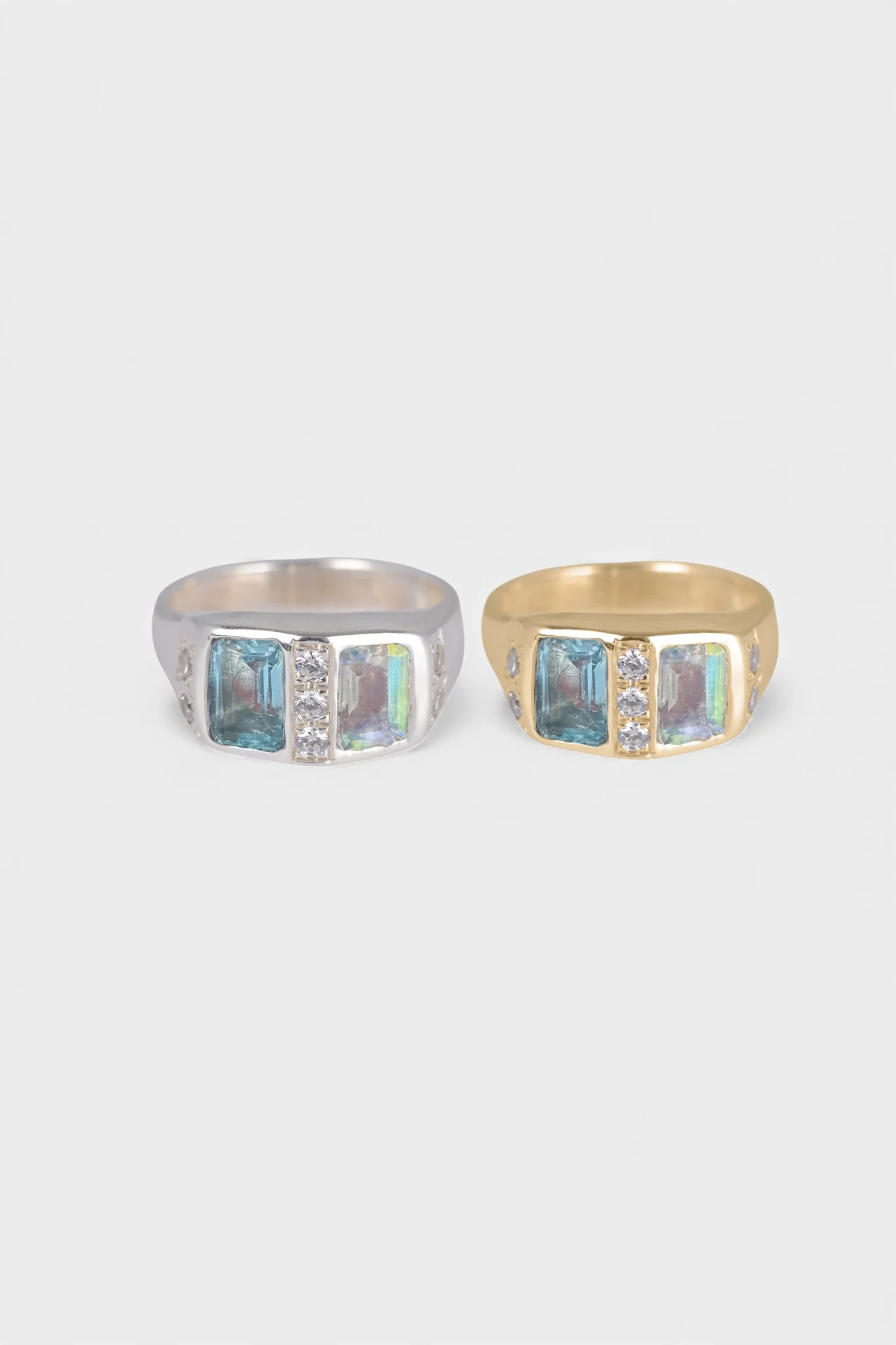 Moony Topaz Ring